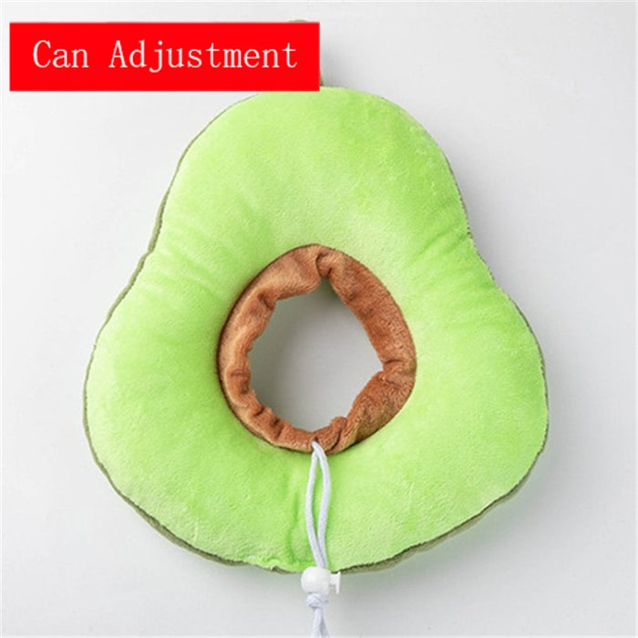 Soft Toast Avocado Shaped Cotton Cat/Dog Collar