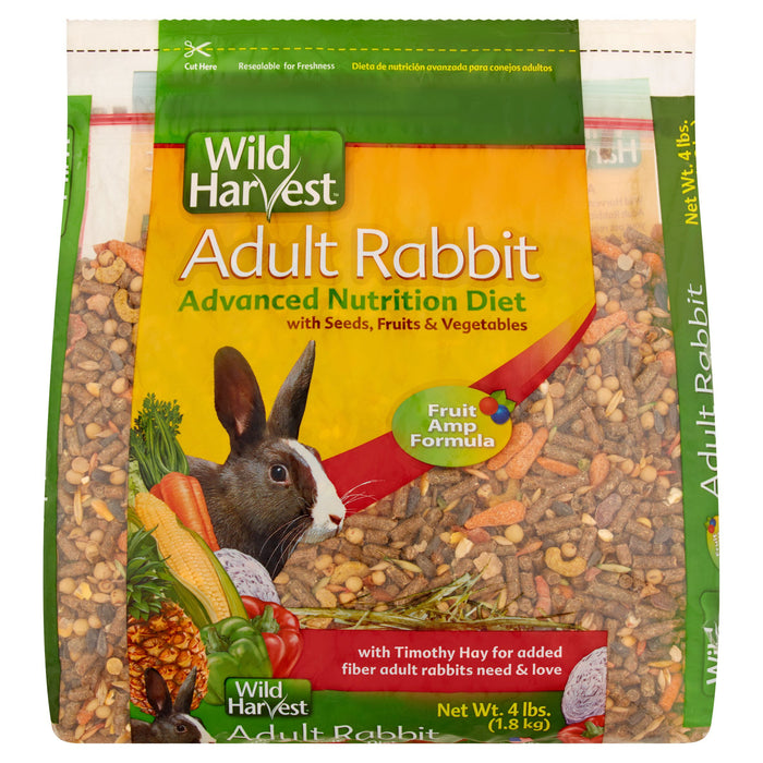 Wild Harvest Advanced Nutrition Adult Rabbit 14 Pounds, Complete and Balanced Diet