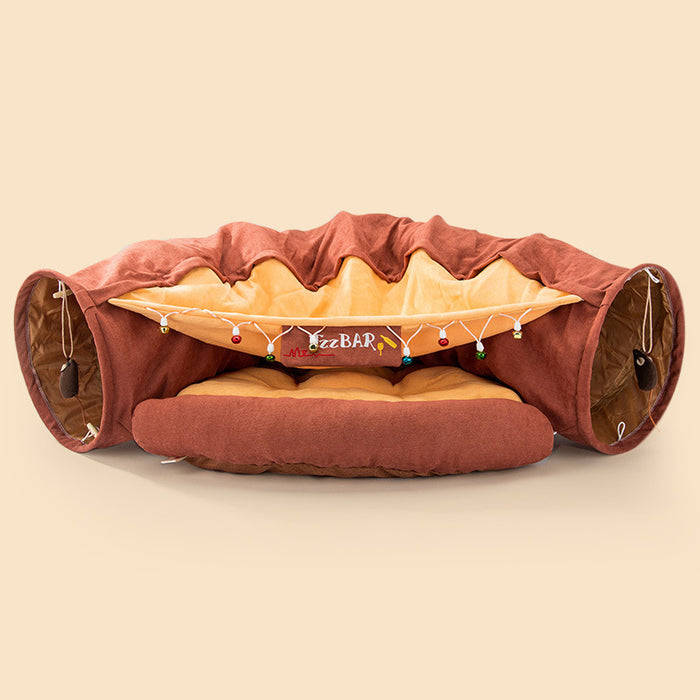 Collapsible Cat Tunnel Durable Washable Collapsible