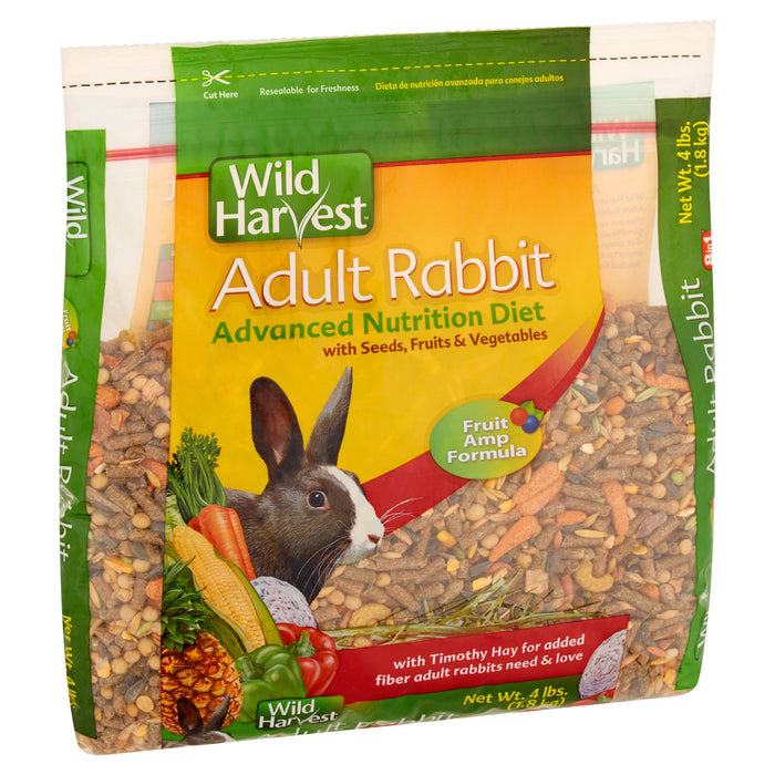 Wild Harvest Advanced Nutrition Adult Rabbit 14 Pounds, Complete and Balanced Diet