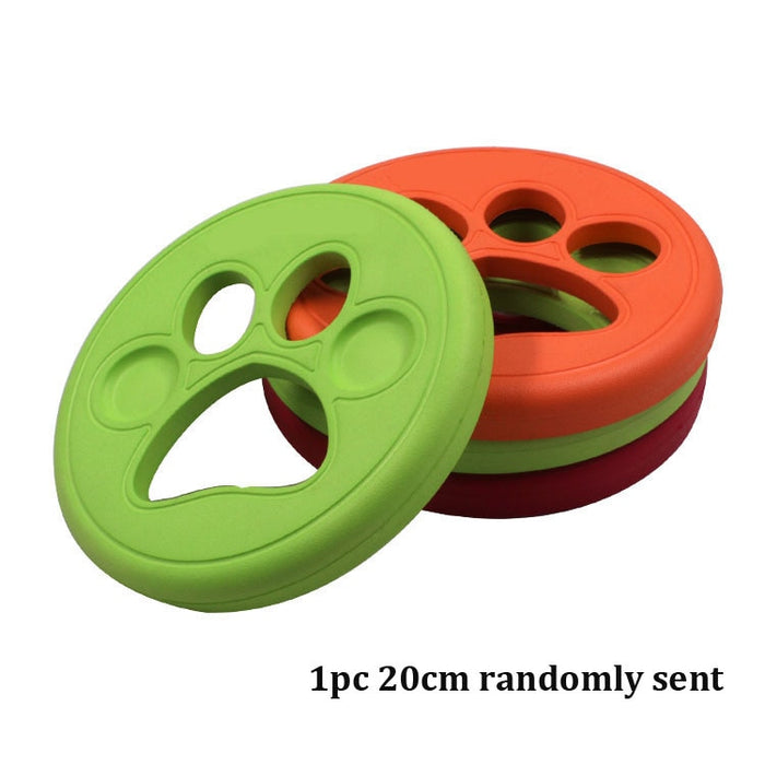 1PC Dog Flying Rubber Disc