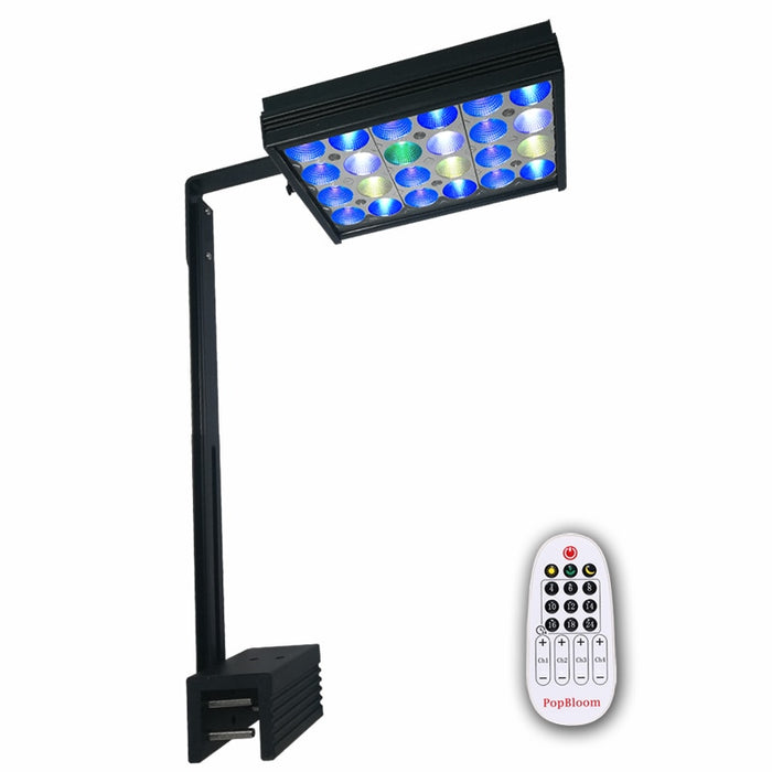 PopBloom Led Aquarium Lamp for Aquarium Led Lighting Aquarium Reef Coral Marine Aquarium Light Led Tank Remote Control Shannon16