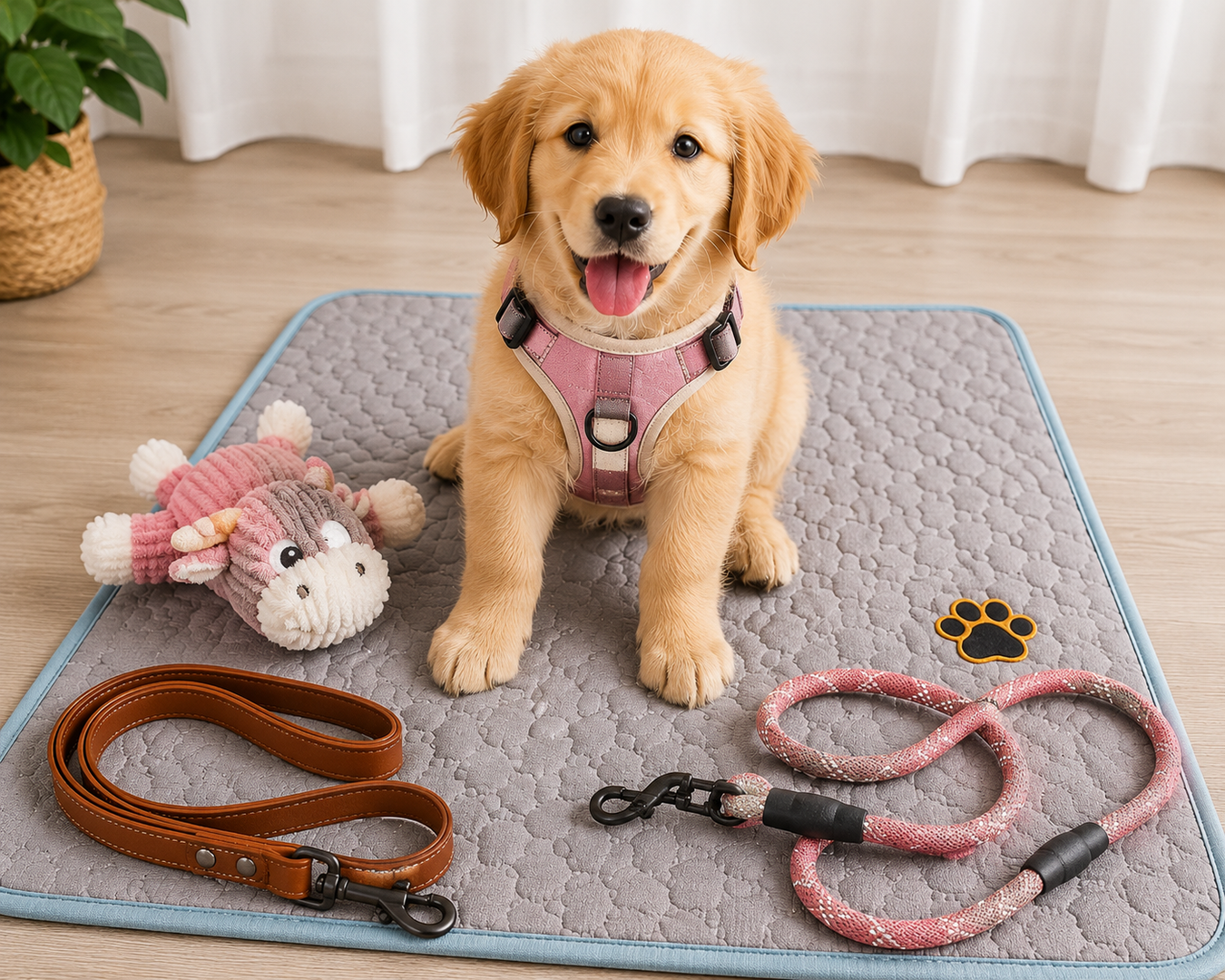 Everything your new best friend needs for a happy start. 