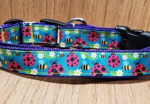 Spoiled Brat™ Lady Bugs Martingale Collar - view 5 | Spoiled Brat