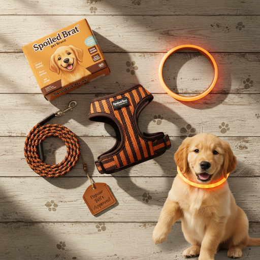 Papaw Bill's NEW Puppy Starter Kit - harness leash pads LED collar