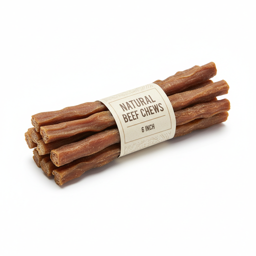 Spoiled Brat™ ChewStrip Bully Sticks – 6" Natural Dog Chews | Spoiled Brat