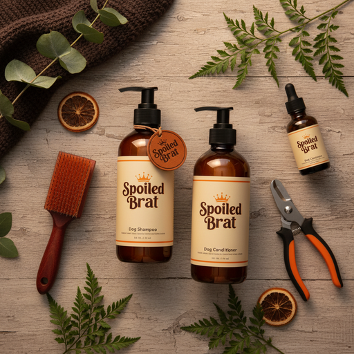 Spoiled Brat Complete Groom Bundle - grooming tools flat lay