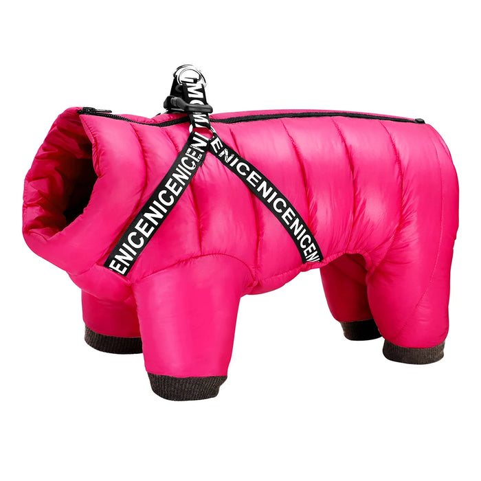 Spoiled Brat™ WinterShield Insulated Dog Snowsuit Harness