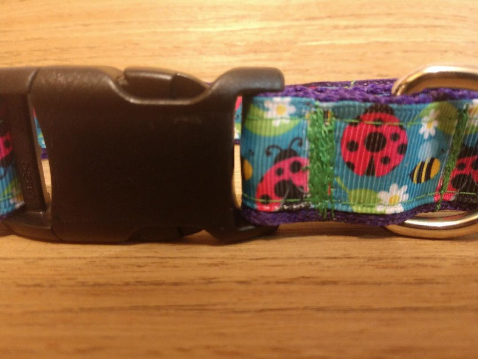 Spoiled Brat™ Lady Bugs Martingale Collar - view 2 | Spoiled Brat