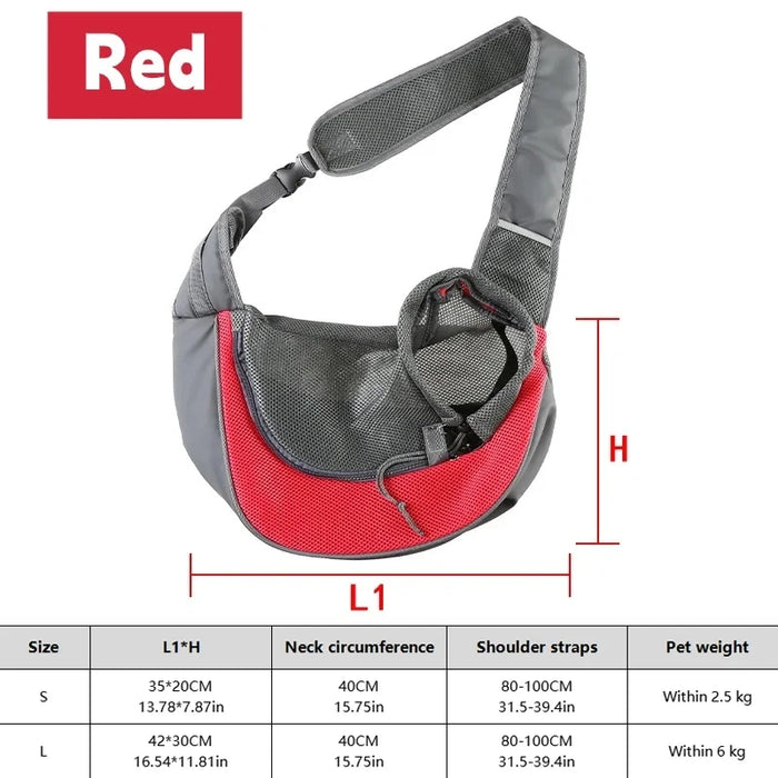 Spoiled Brat™ SnuggleRide Breathable Pet Sling Carrier - view 7 | Spoiled Brat