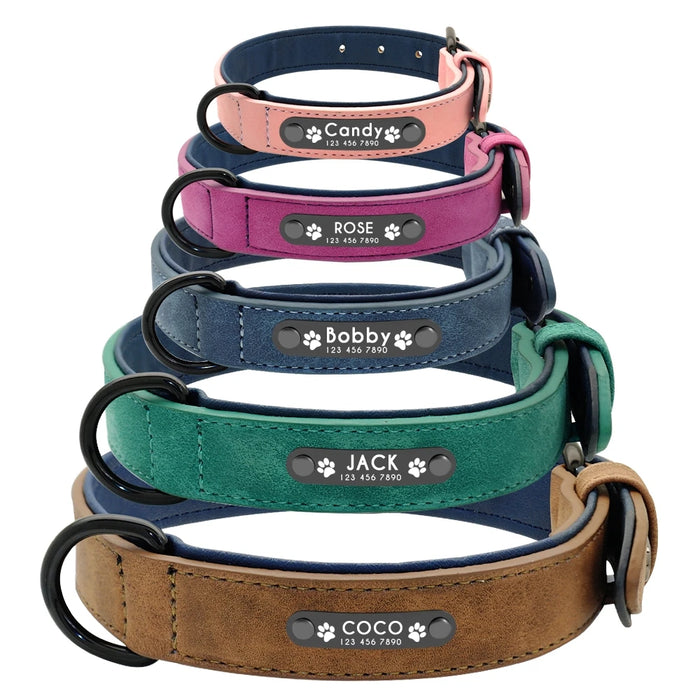Spoiled Brat™ Personalized Leather Dog Collar – Custom Engraved - view 9 | Spoiled Brat