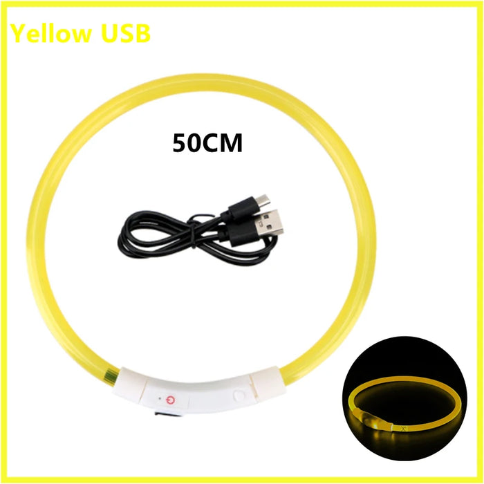 Spoiled Brat™ GlowGuard USB Rechargeable LED Collar