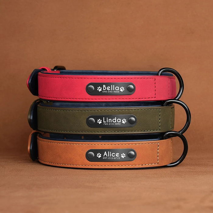Spoiled Brat™ Personalized Leather Dog Collar – Custom Engraved - view 17 | Spoiled Brat