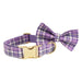 Spoiled Brat™ Plaid Collar, Bow Tie & Leash Bundle – Engraved - view 24 | Spoiled Brat