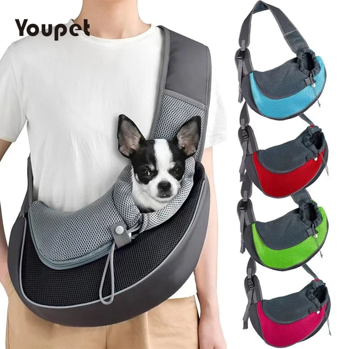 Spoiled Brat™ SnuggleRide Breathable Pet Sling Carrier | Spoiled Brat