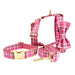 Spoiled Brat™ Plaid Collar, Bow Tie & Leash Bundle – Engraved - view 6 | Spoiled Brat