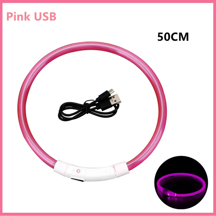 Spoiled Brat™ GlowGuard USB Rechargeable LED Collar
