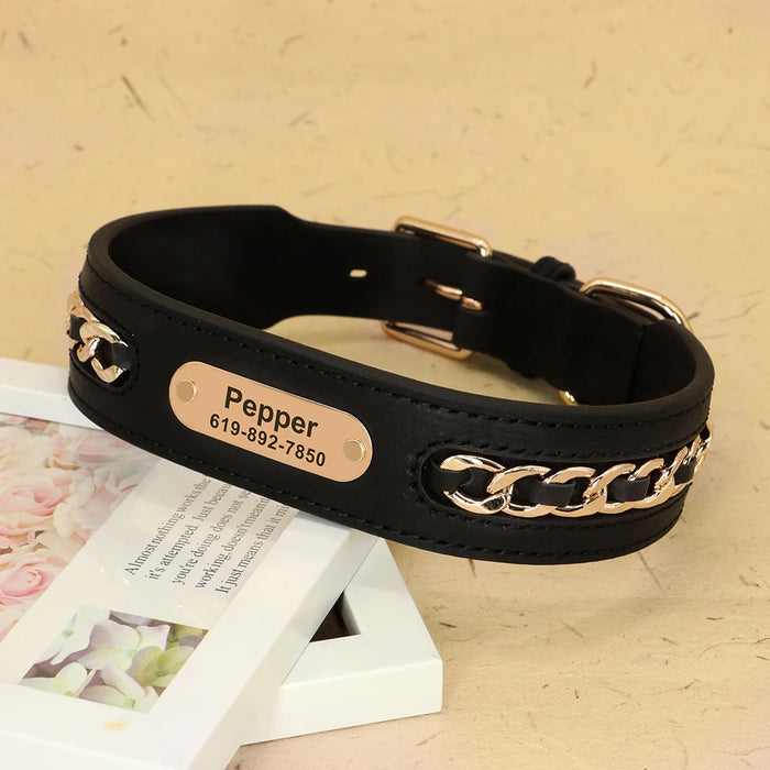 Spoiled Brat™ Heritage Leather Collar - view 2 | Spoiled Brat