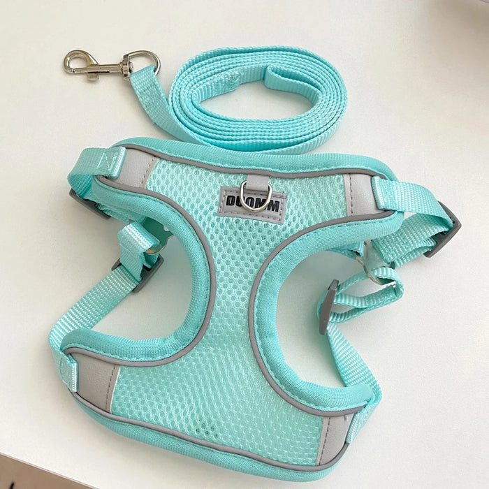 Spoiled Brat™ Breathable Mesh Dog Harness & Leash Set