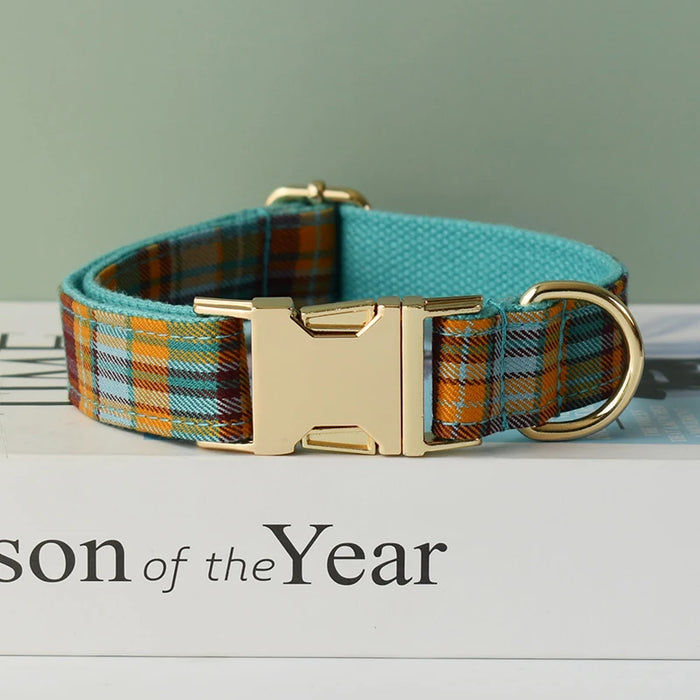 Spoiled Brat™ Personalized Plaid Dog Collar – Custom Engraved - view 13 | Spoiled Brat