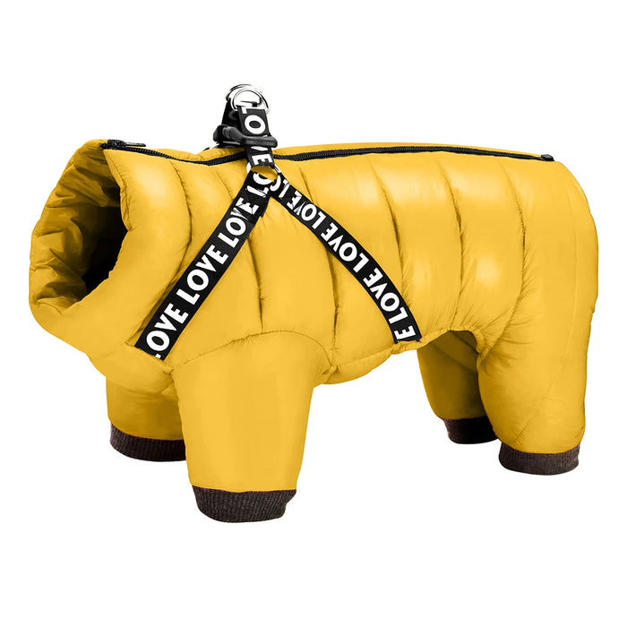 Spoiled Brat™ WinterShield Insulated Dog Snowsuit Harness