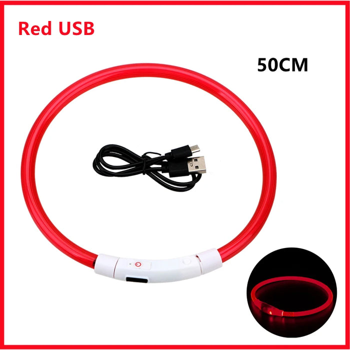 Spoiled Brat™ GlowGuard USB Rechargeable LED Collar