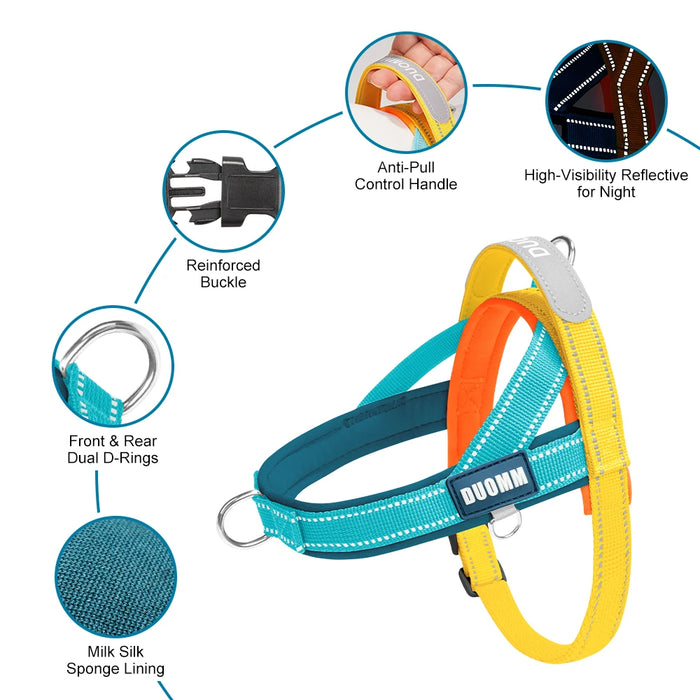 Spoiled Brat™ TrailGuard Reflective No-Pull Dog Harness