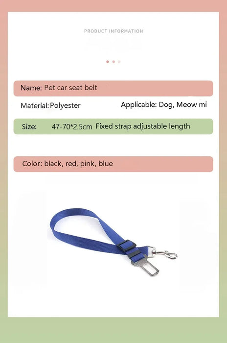 Spoiled Brat™ SafeRide Dog Seat Belt