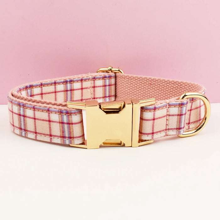 Spoiled Brat™ Personalized Plaid Dog Collar – Custom Engraved - view 9 | Spoiled Brat