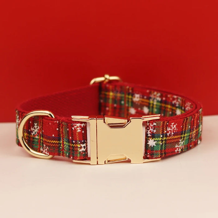 Spoiled Brat™ Personalized Plaid Dog Collar – Custom Engraved - view 7 | Spoiled Brat