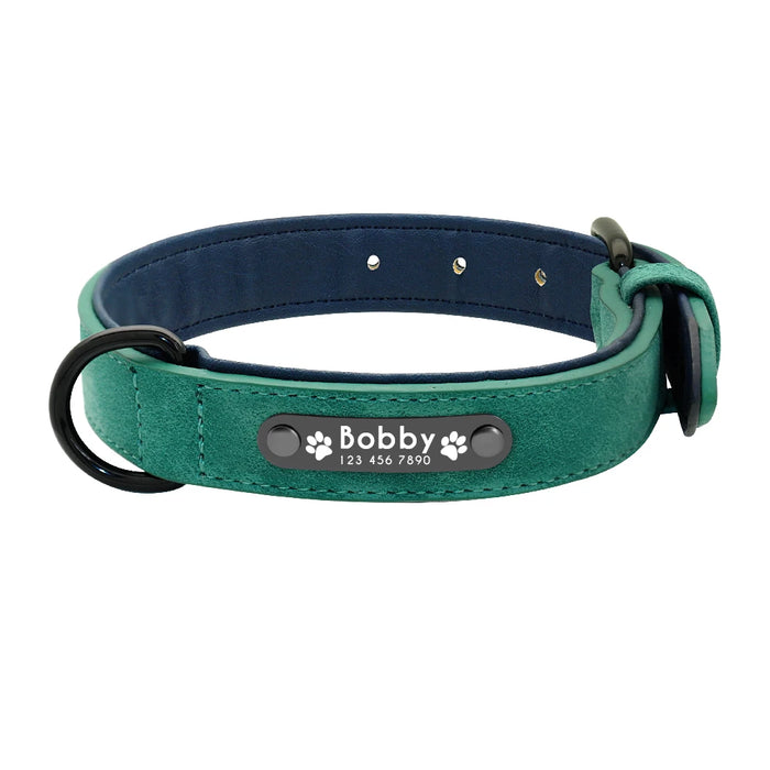 Spoiled Brat™ Personalized Dog Collar – Soft Padded Engraved ID Collar