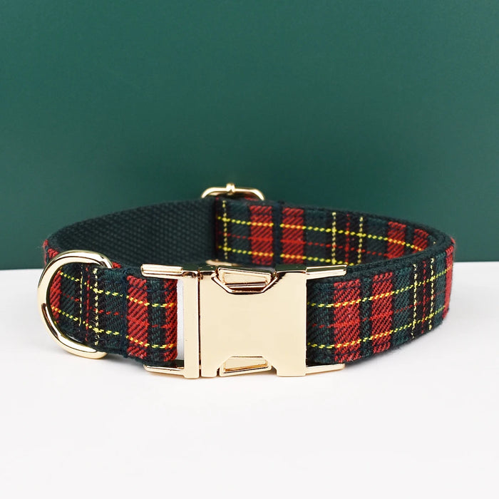 Spoiled Brat™ Personalized Plaid Dog Collar – Custom Engraved - view 20 | Spoiled Brat