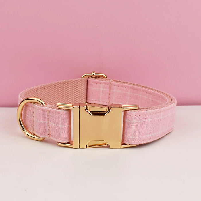 Spoiled Brat™ Personalized Plaid Dog Collar – Custom Engraved - view 6 | Spoiled Brat