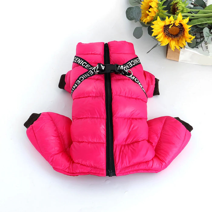 Spoiled Brat™ WinterShield Insulated Dog Snowsuit Harness