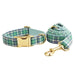 Spoiled Brat™ Plaid Collar, Bow Tie & Leash Bundle – Engraved - view 8 | Spoiled Brat
