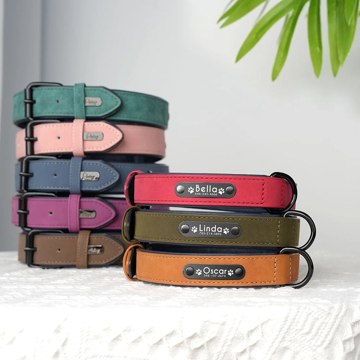 Spoiled Brat™ Personalized Dog Collar – Soft Padded Engraved ID Collar