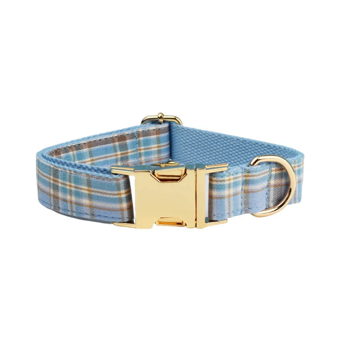 Spoiled Brat™ Plaid Collar, Bow Tie & Leash Bundle – Engraved - view 19 | Spoiled Brat