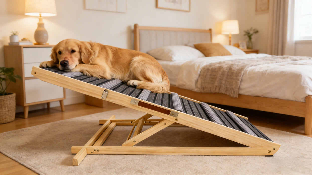 Spoiled Brat™ FoldiRamp Solid Wood Dog Ramp - view 3 | Spoiled Brat