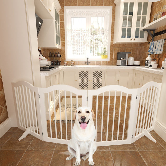 Spoiled Brat™ FoldiGate 4-Panel Wooden Pet Gate - view 8 | Spoiled Brat