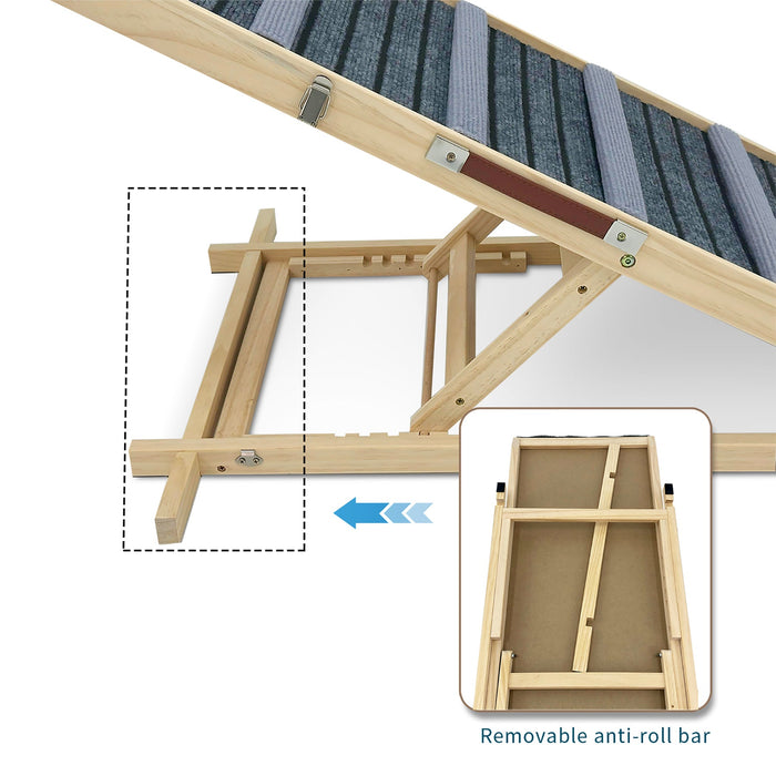 Spoiled Brat™ FoldiRamp Solid Wood Dog Ramp - view 8 | Spoiled Brat
