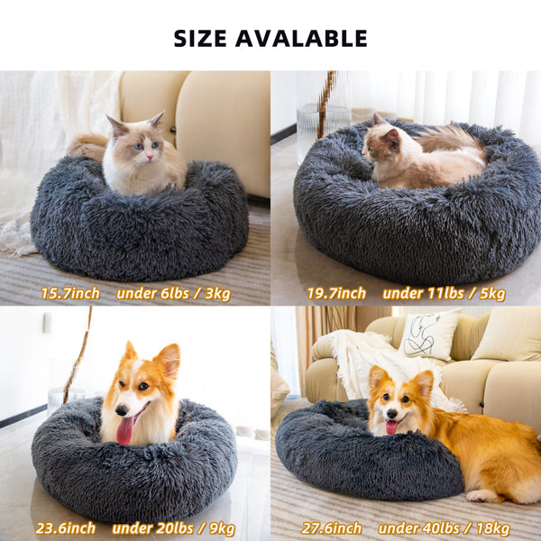 Spoiled Brat™ CalmNest Donut Dog Bed - view 3 | Spoiled Brat