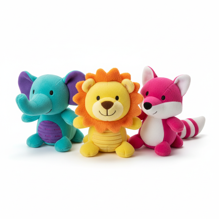 Spoiled Brat™ Squeak Squad Plush Toy Bundle