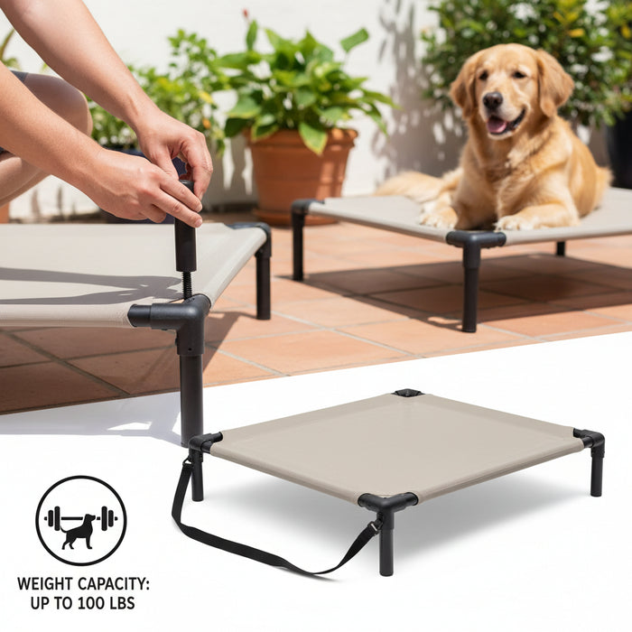 Spoiled Brat™ CoolDown Elevated Outdoor Dog Bed - view 3 | Spoiled Brat