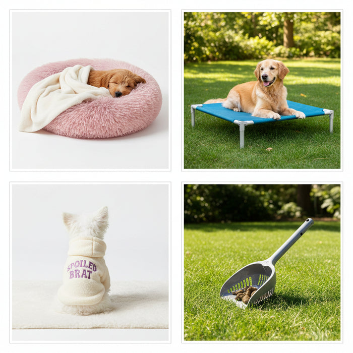 Spoiled Brat™ CoolDown Elevated Outdoor Dog Bed - view 4 | Spoiled Brat