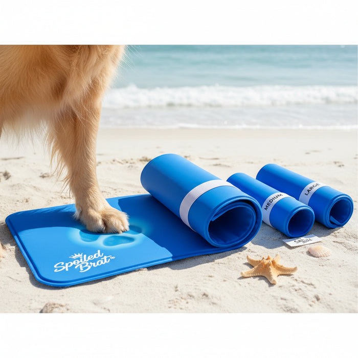 Spoiled Brat™ IcePaw Self-Cooling Gel Dog Mat - view 3 | Spoiled Brat