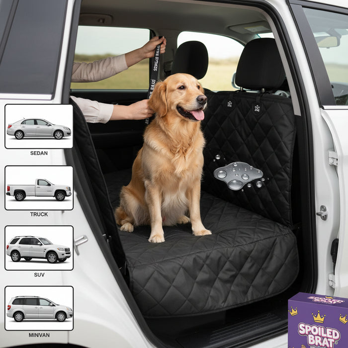 Spoiled Brat™ RideRoyale Waterproof Dog Car Seat Hammock - view 3 | Spoiled Brat