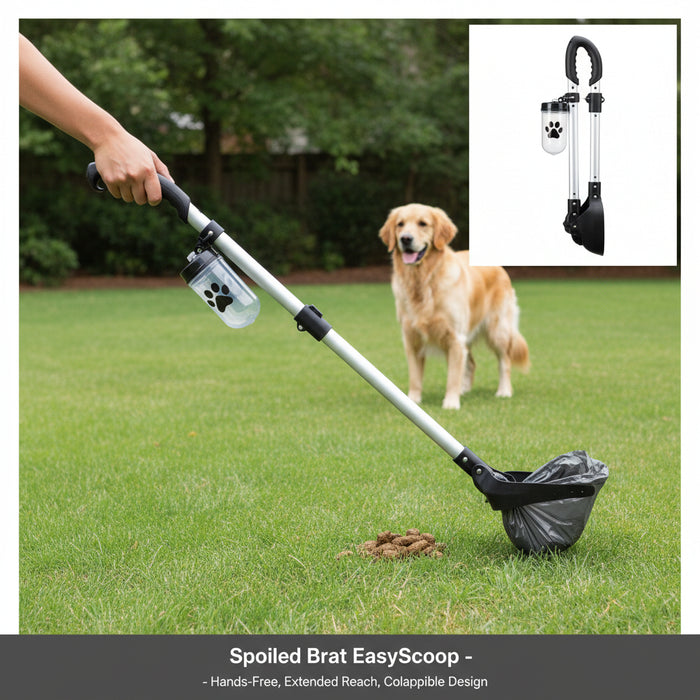 Spoiled Brat™ EasyScoop Hands-Free Pooper Scooper - view 3 | Spoiled Brat