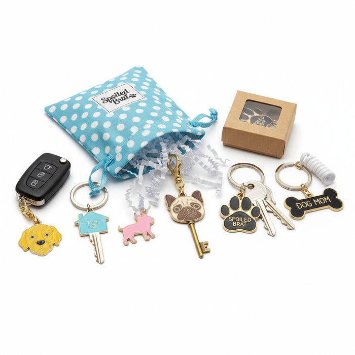 Spoiled Brat™ PawSpinner Dog Lover Keychain Set – 5 Pack - view 3 | Spoiled Brat