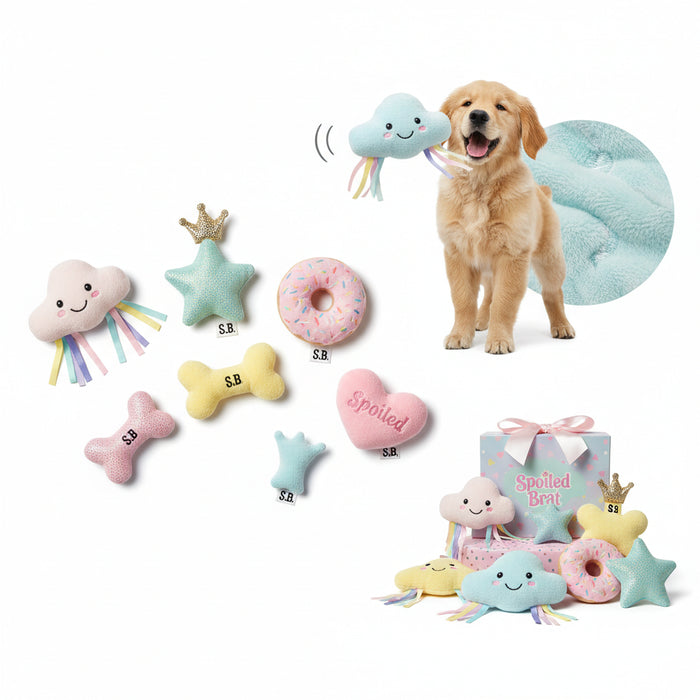 Spoiled Brat™ Squeak Squad Plush Toy Bundle - view 3 | Spoiled Brat