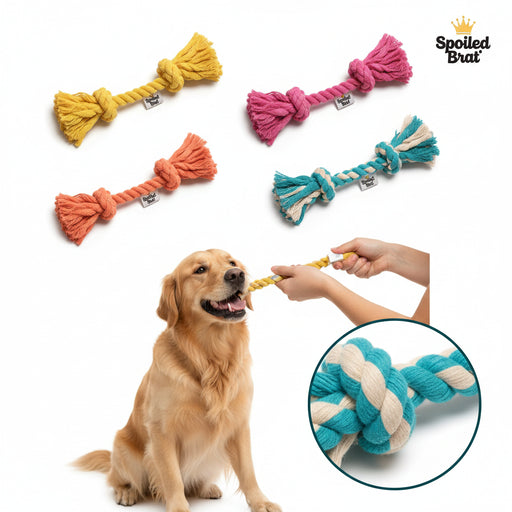 Spoiled Brat™ FlexiRope Tug & Fetch Toy - view 2 | Spoiled Brat